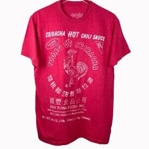 TeeLuv Sriracha Graphic T Shirt Sz L